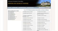 Desktop Screenshot of immobilier-seine-et-marne.net